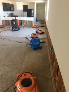 water damage restoration residential house